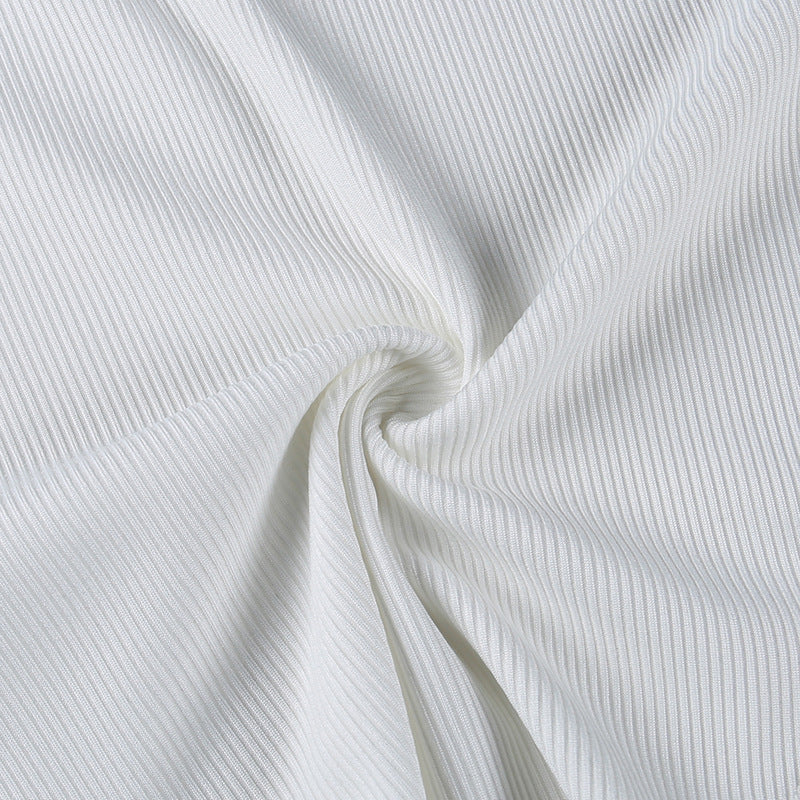 Seamless Tight Bodysuit Women White